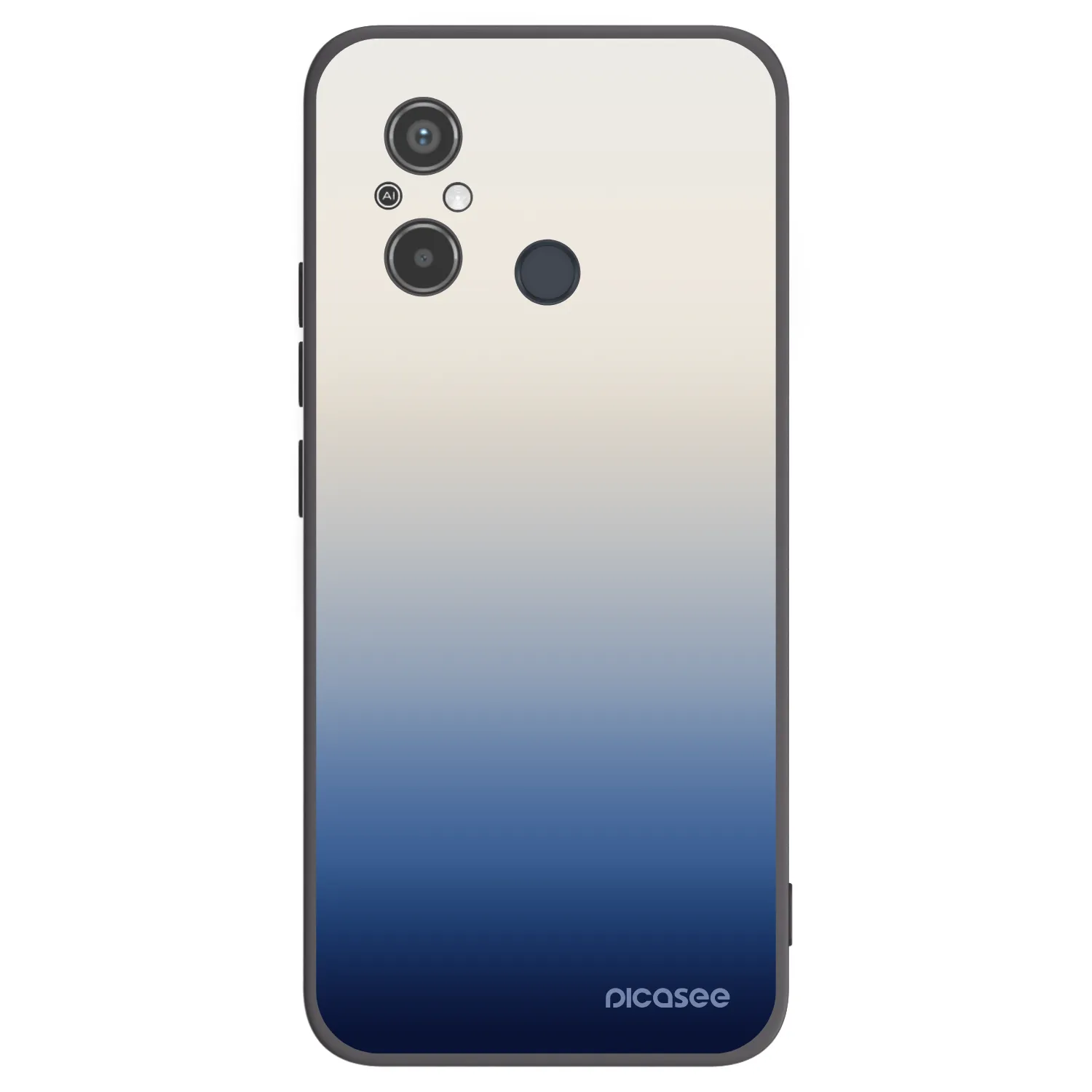 Picasee silikonový černý obal pro Xiaomi Redmi 12C - Gravity Fade