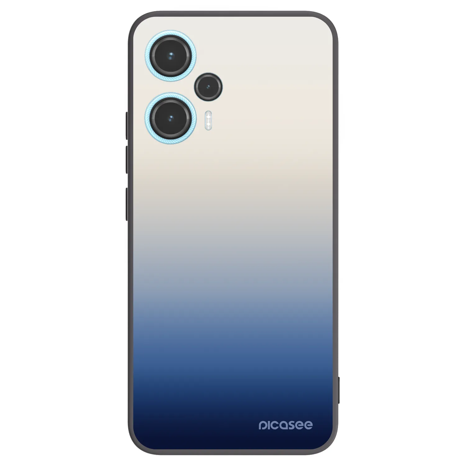 Picasee silikonový černý obal pro Xiaomi Poco F5 - Gravity Fade