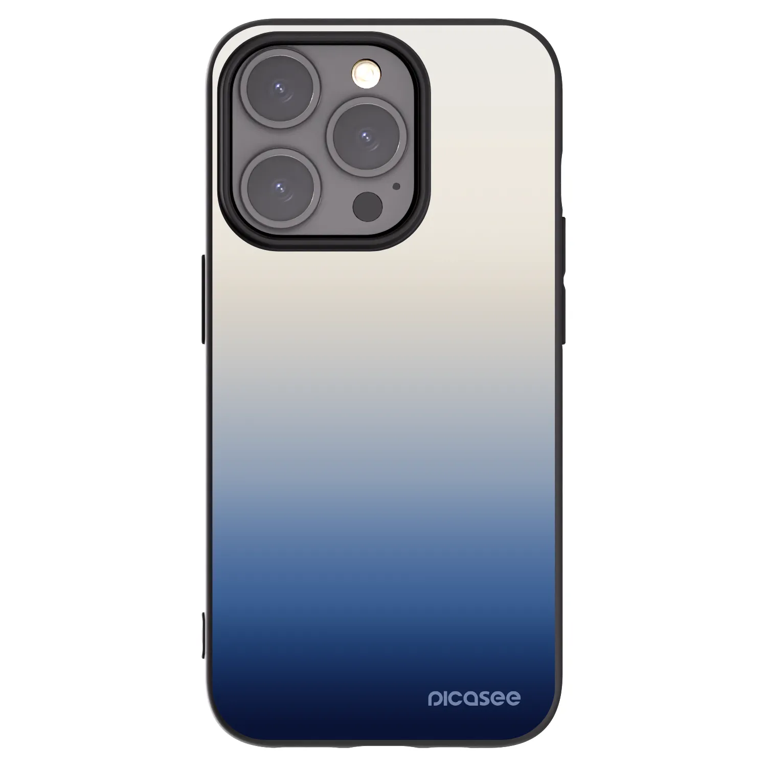 Picasee silikonový černý obal pro Apple iPhone 15 Pro - Gravity Fade