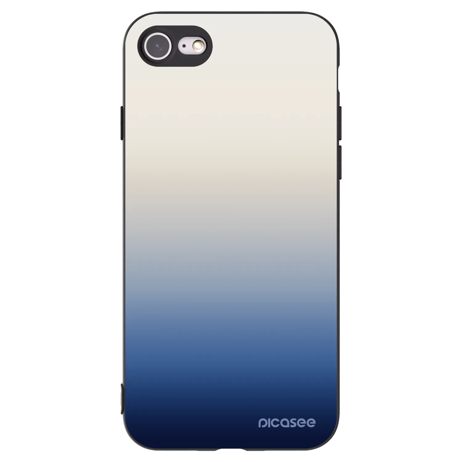 Picasee silikonový černý obal pro Apple iPhone 7 - Gravity Fade