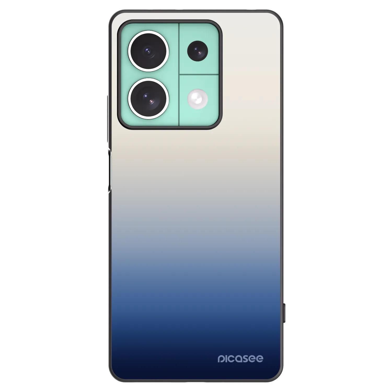 Picasee silikonový černý obal pro Xiaomi Redmi Note 13 5G - Gravity Fade