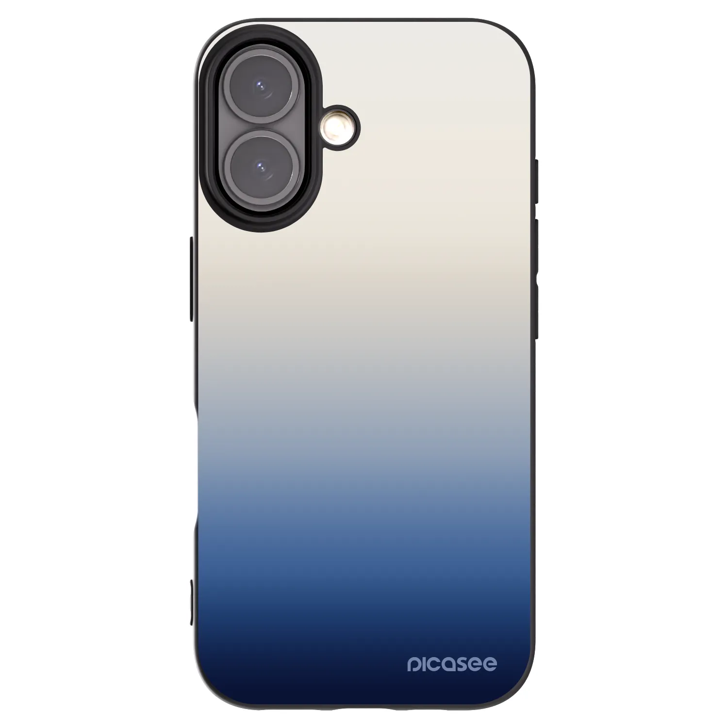 Picasee silikonový černý obal pro Apple iPhone 16 - Gravity Fade