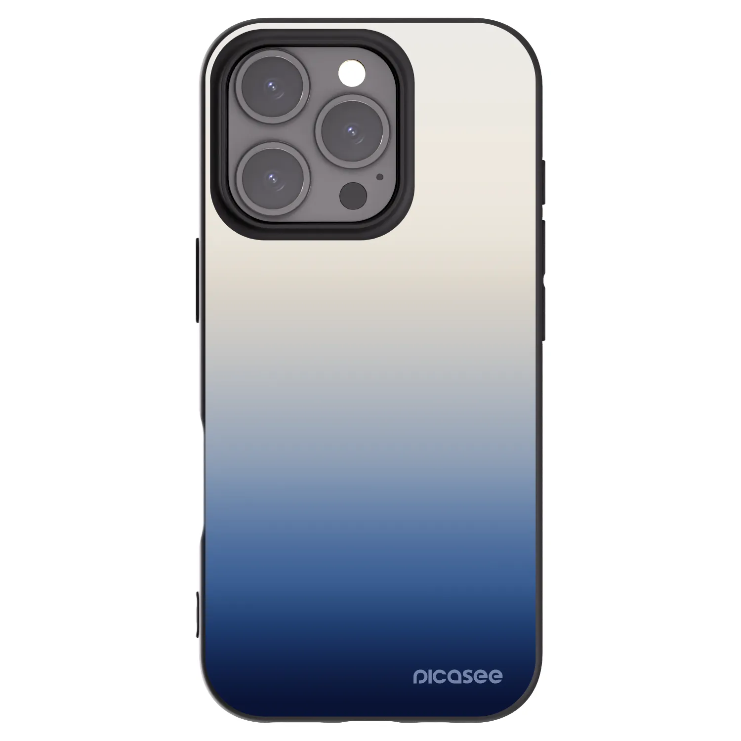 Picasee silikonový černý obal pro Apple iPhone 16 Pro - Gravity Fade
