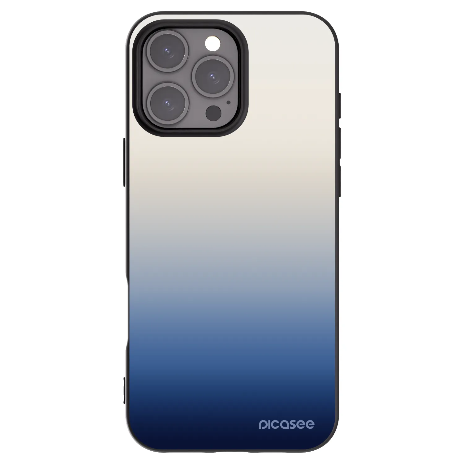 Picasee silikonový černý obal pro Apple iPhone 16 Pro Max - Gravity Fade