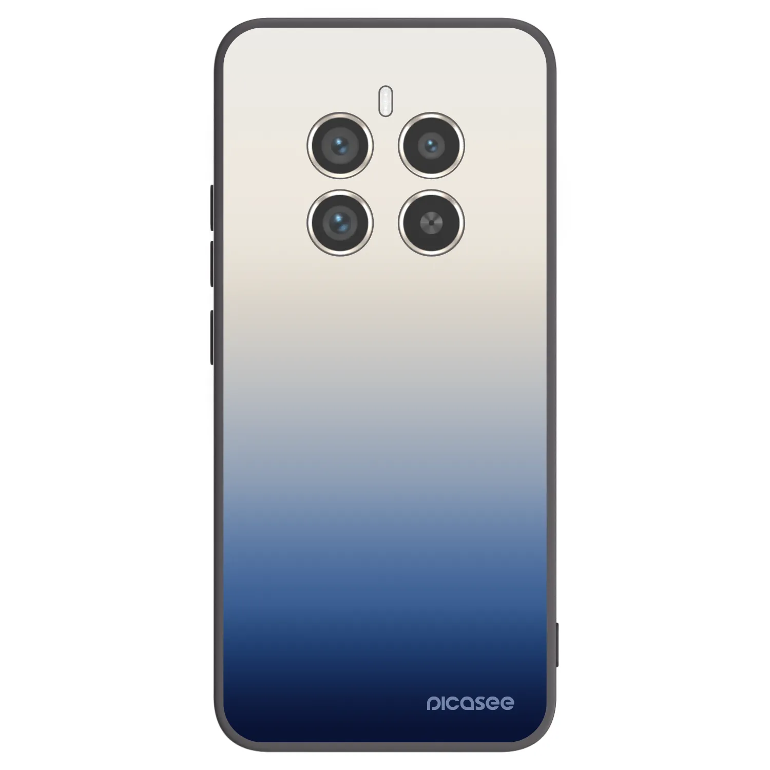 Picasee silikonový černý obal pro Realme 12 Pro 5G - Gravity Fade