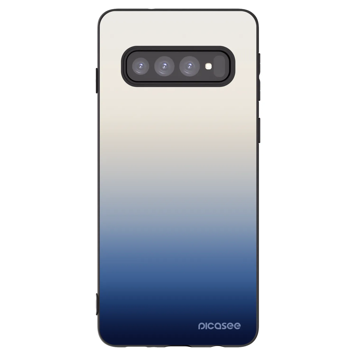 Picasee silikonový černý obal pro Samsung Galaxy S10 G973 - Gravity Fade