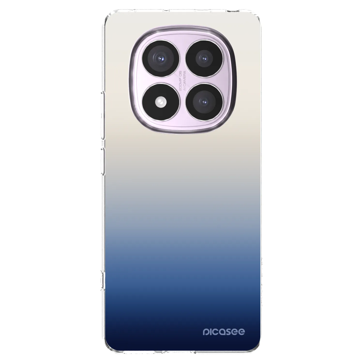 Picasee silikonový průhledný obal pro Xiaomi Redmi Note 14 Pro 5G - Gravity Fade
