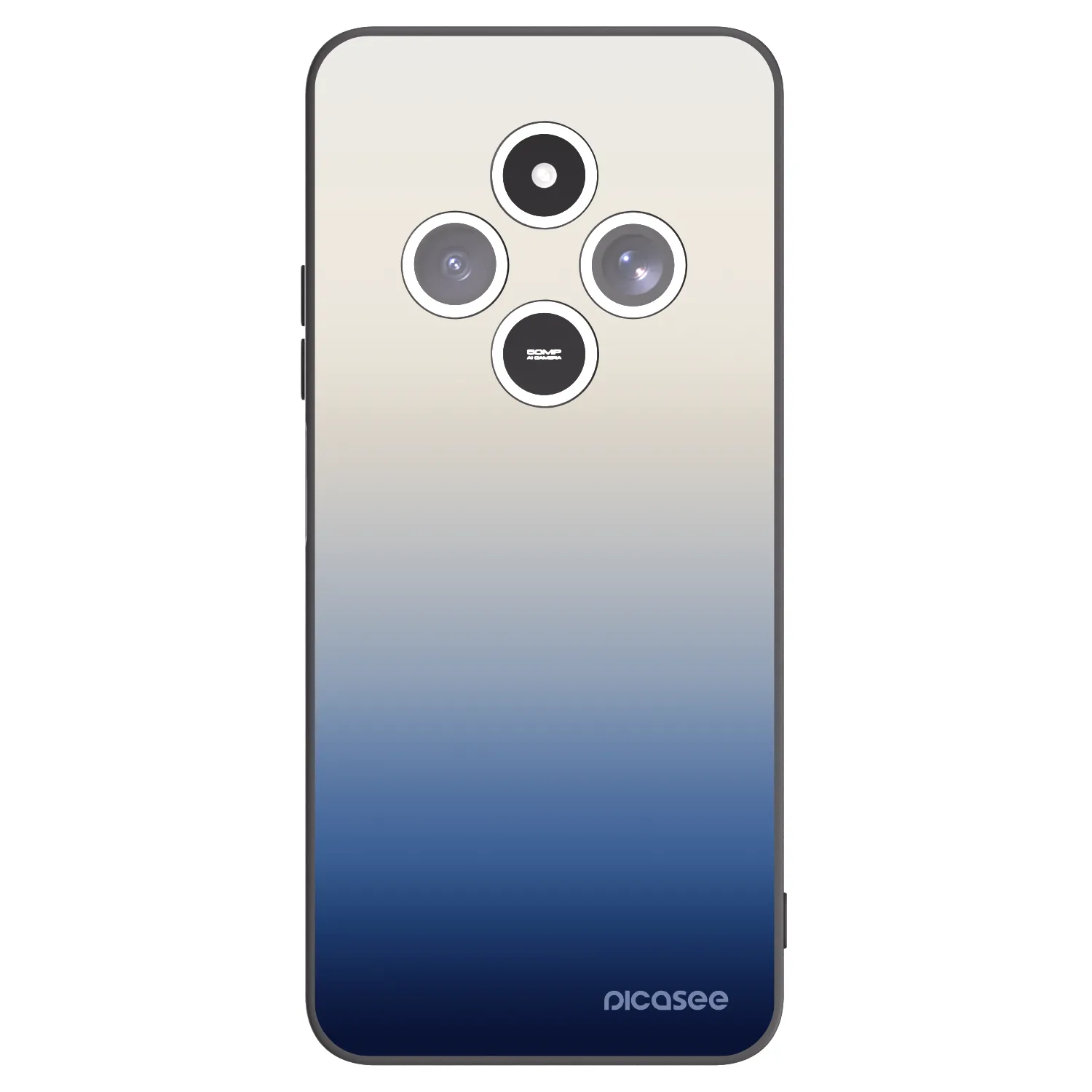 Picasee silikonový černý obal pro Xiaomi Redmi 14C - Gravity Fade