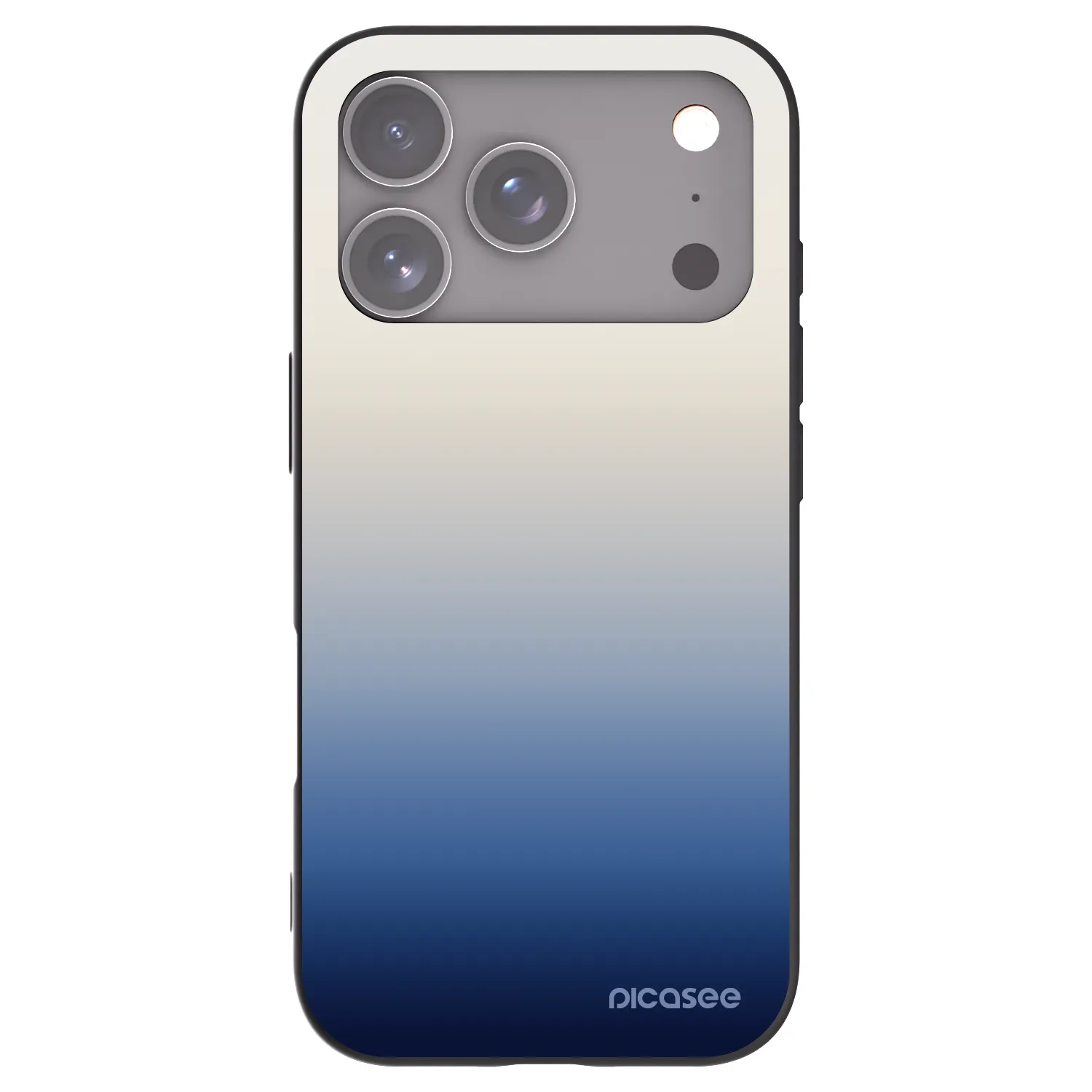 Picasee silikonový černý obal pro Apple iPhone 17 Pro - Gravity Fade