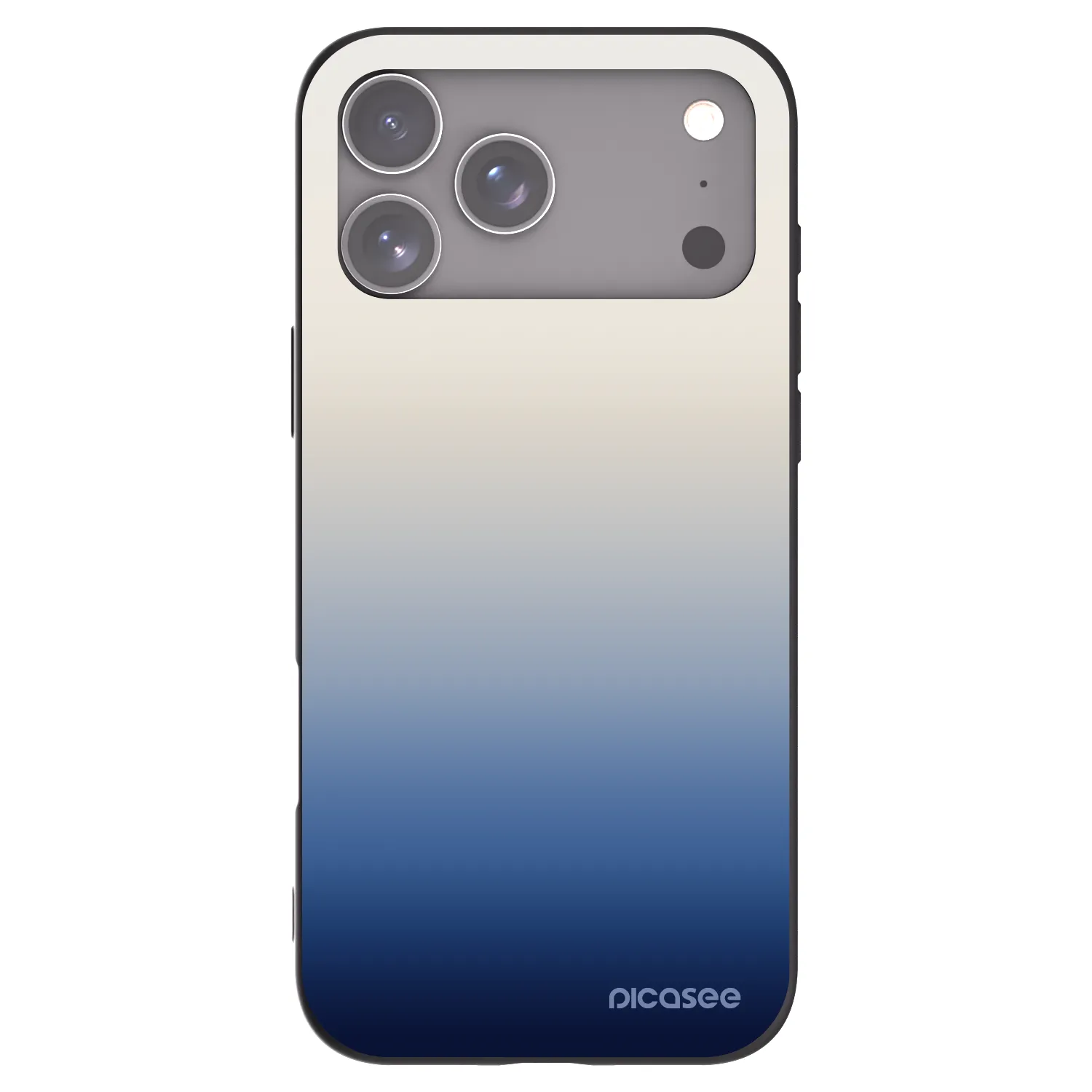 Picasee silikonový černý obal pro Apple iPhone 17 Pro Max - Gravity Fade
