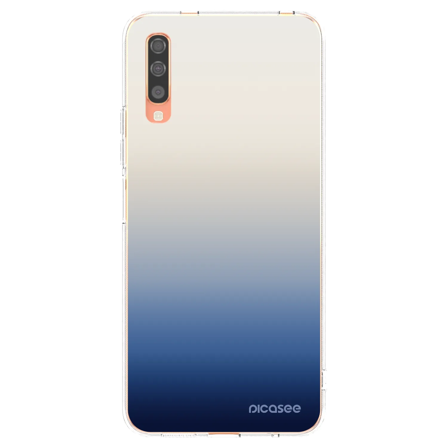 Picasee silikonový průhledný obal pro Samsung Galaxy A70 A705F - Gravity Fade