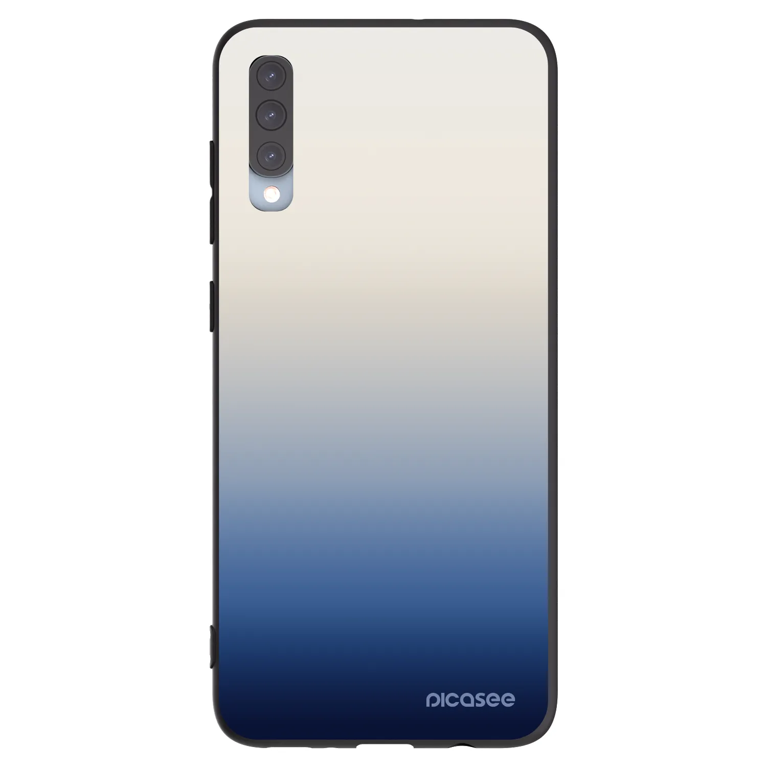 Picasee silikonový černý obal pro Samsung Galaxy A70 A705F - Gravity Fade