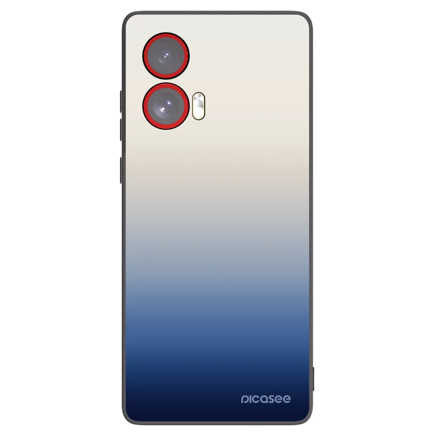 Picasee silikonový černý obal pro Motorola Edge 50 Fusion - Gravity Fade