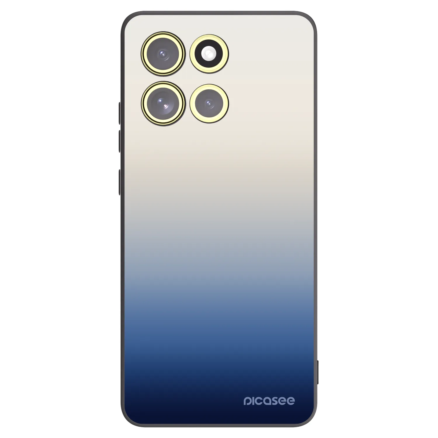 Picasee silikonový černý obal pro Motorola Moto G86 Power 5G - Gravity Fade