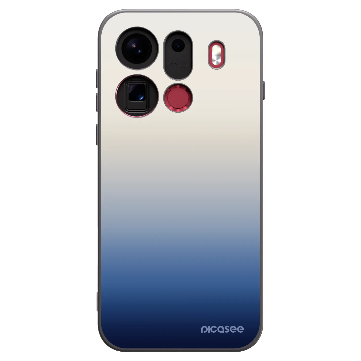 Picasee silikonový černý obal pro OPPO Find X9 Pro - Gravity Fade