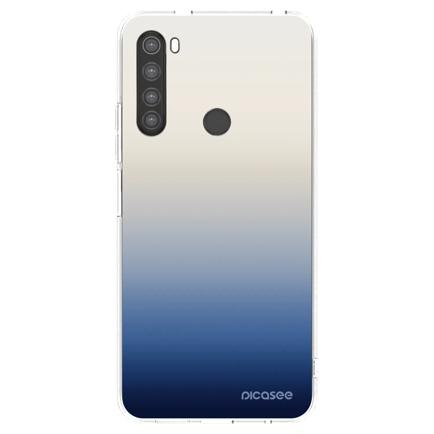 Picasee silikonový průhledný obal pro Xiaomi Redmi Note 8 - Gravity Fade