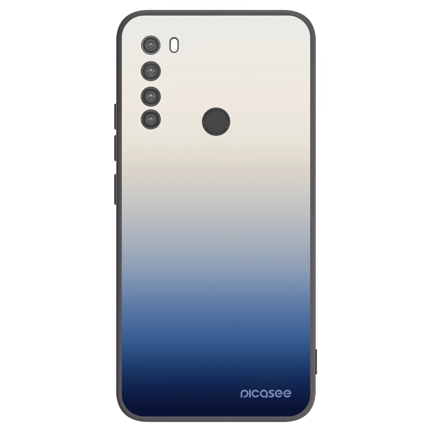 Picasee silikonový černý obal pro Xiaomi Redmi Note 8 - Gravity Fade