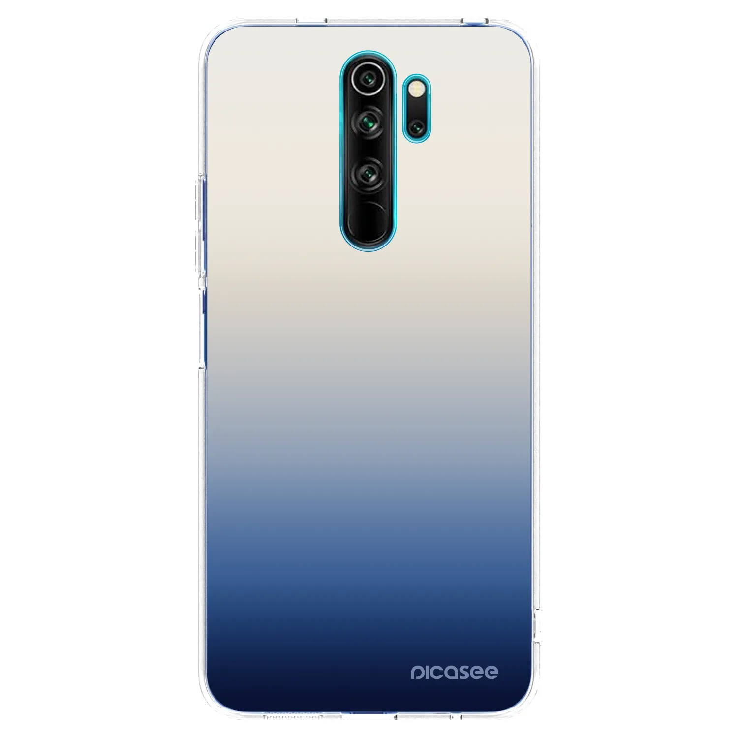 Picasee silikonový průhledný obal pro Xiaomi Redmi Note 8 Pro - Gravity Fade