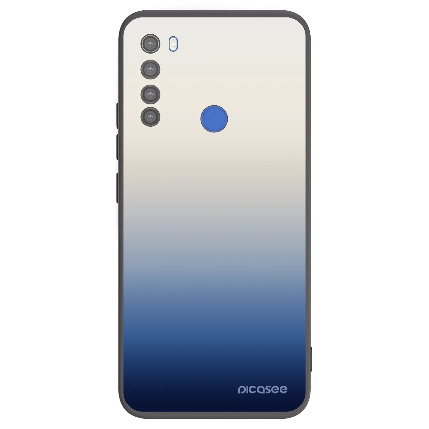 Picasee silikonový černý obal pro Xiaomi Redmi Note 8T - Gravity Fade