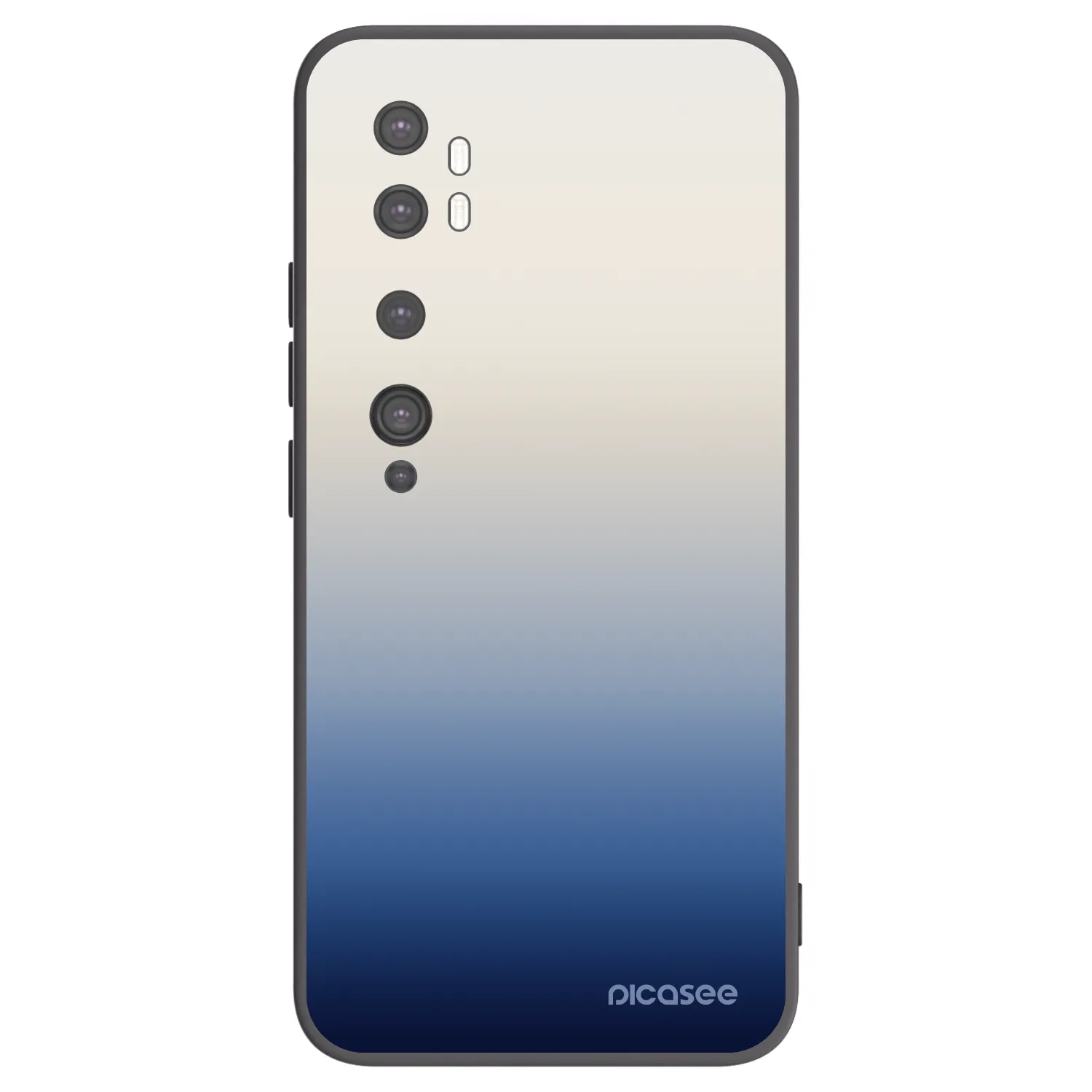 Picasee silikonový černý obal pro Xiaomi Mi Note 10 (Pro) - Gravity Fade