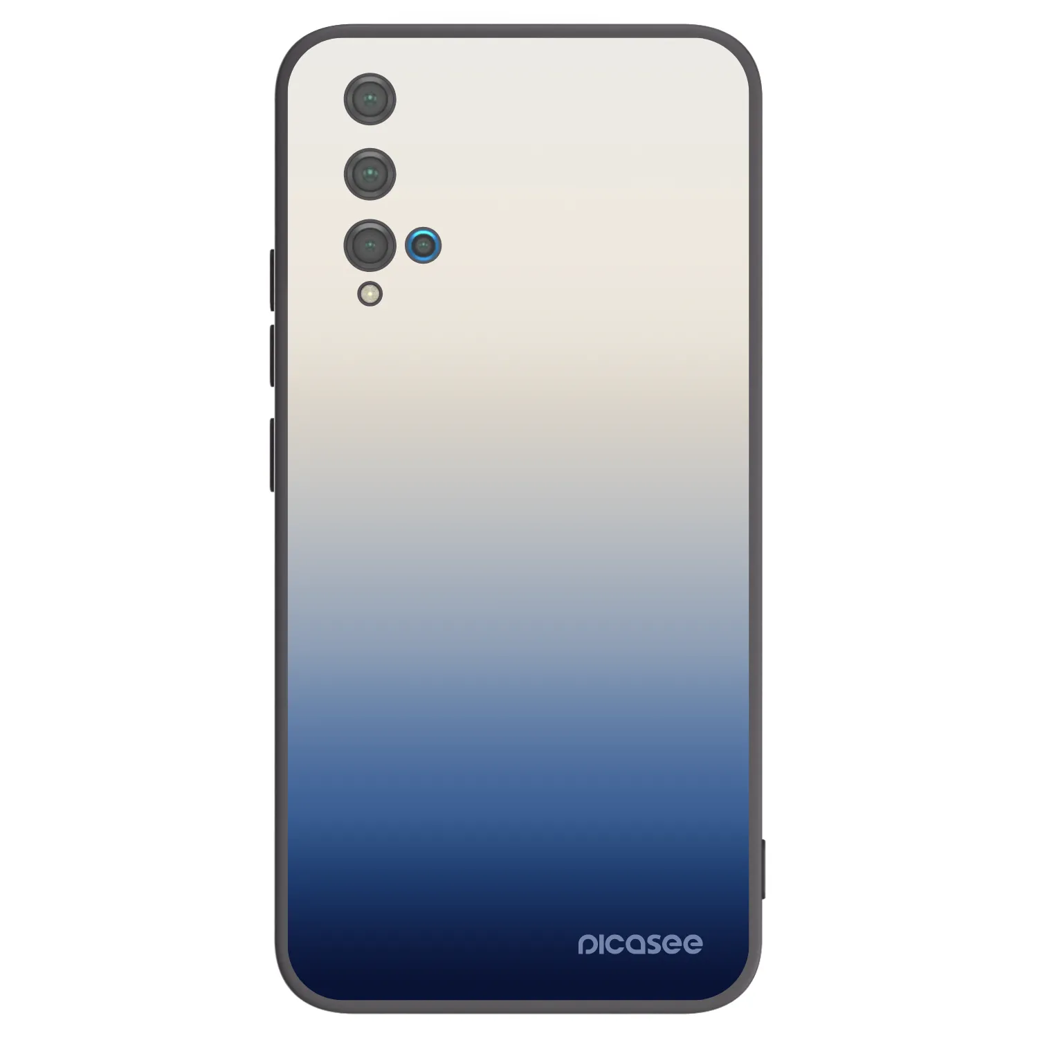 Picasee silikonový černý obal pro Huawei Nova 5T - Gravity Fade