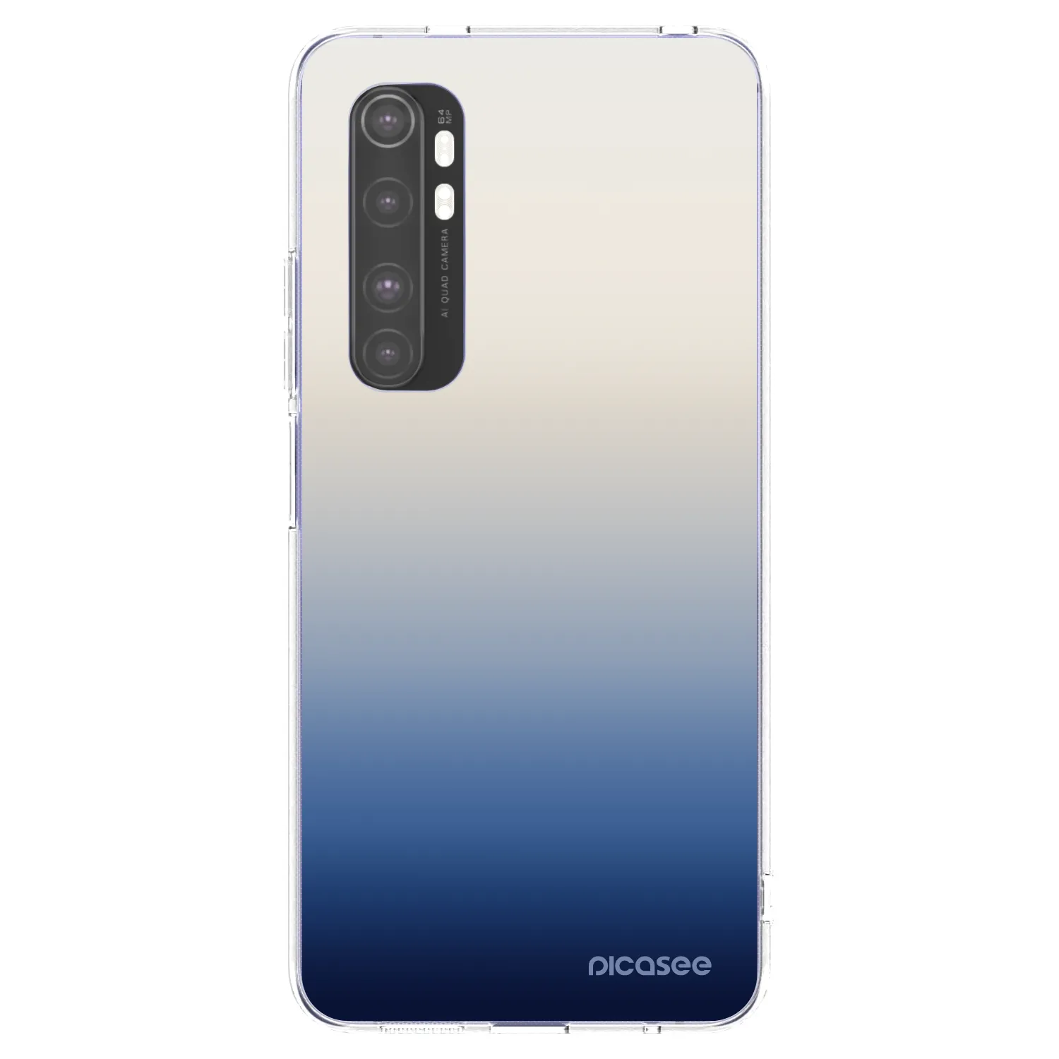 Picasee silikonový průhledný obal pro Xiaomi Mi Note 10 Lite - Gravity Fade