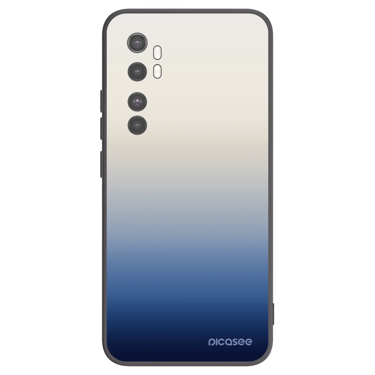Picasee silikonový černý obal pro Xiaomi Mi Note 10 Lite - Gravity Fade
