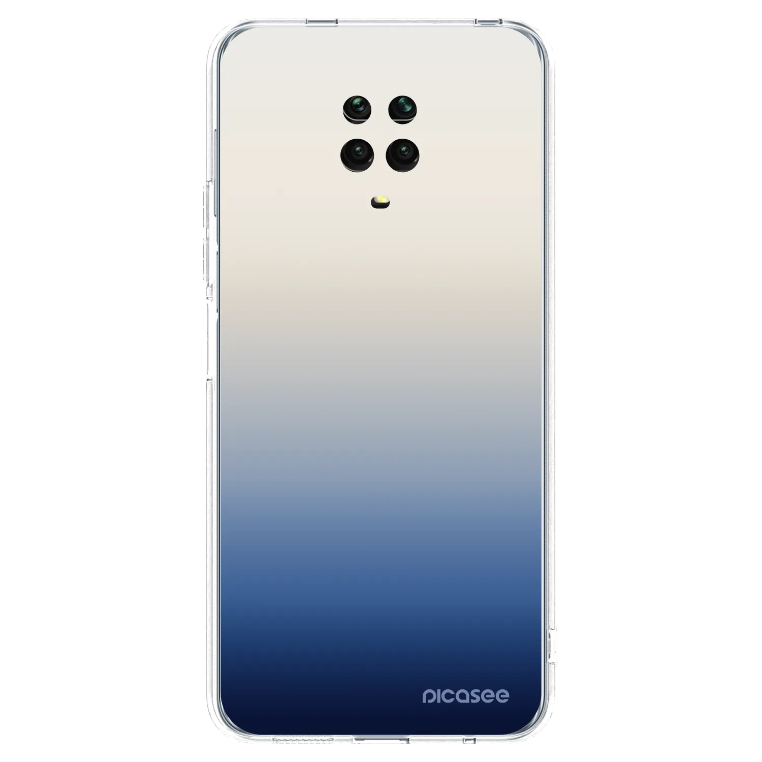 Picasee silikonový průhledný obal pro Xiaomi Redmi Note 9S - Gravity Fade