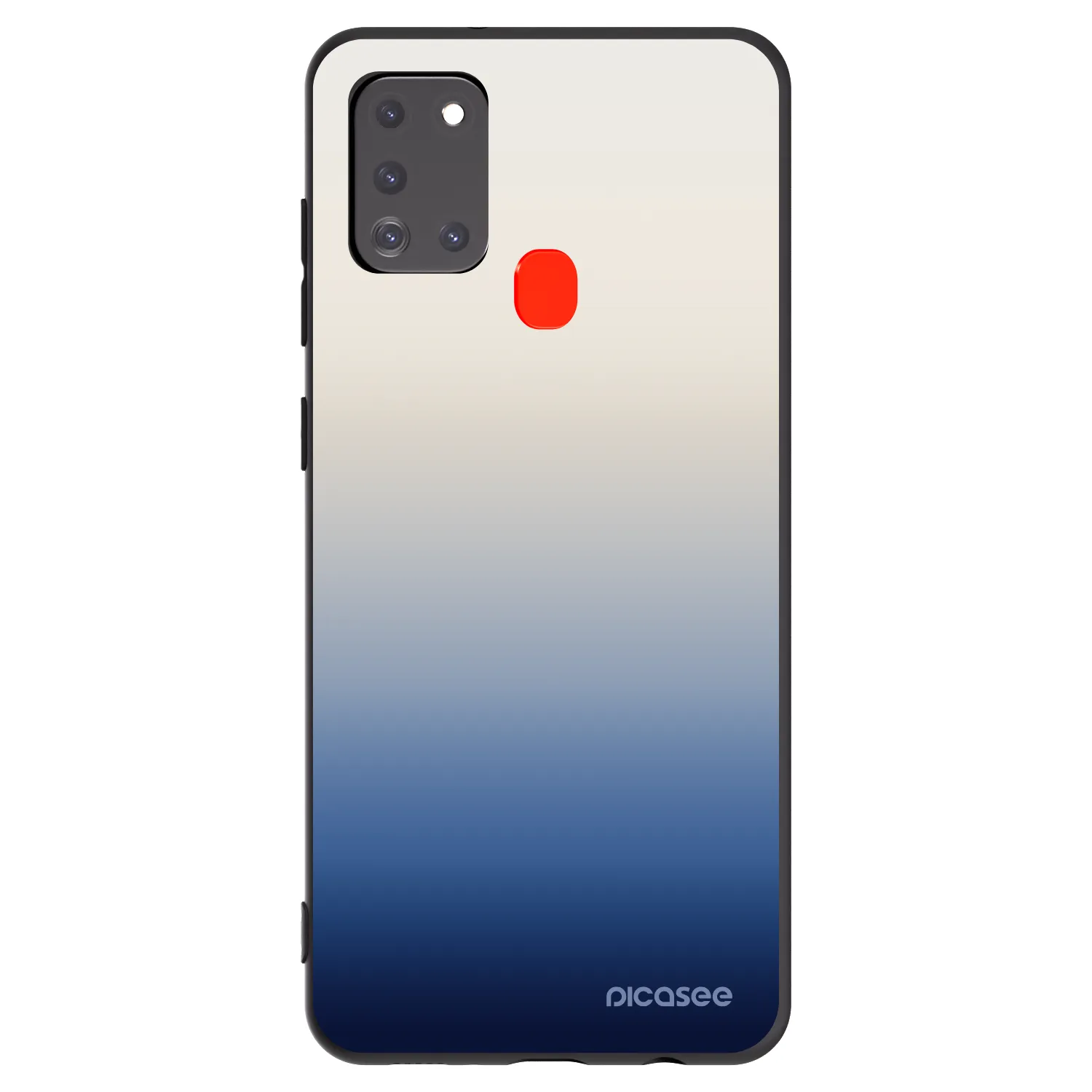 Picasee silikonový černý obal pro Samsung Galaxy A21s - Gravity Fade