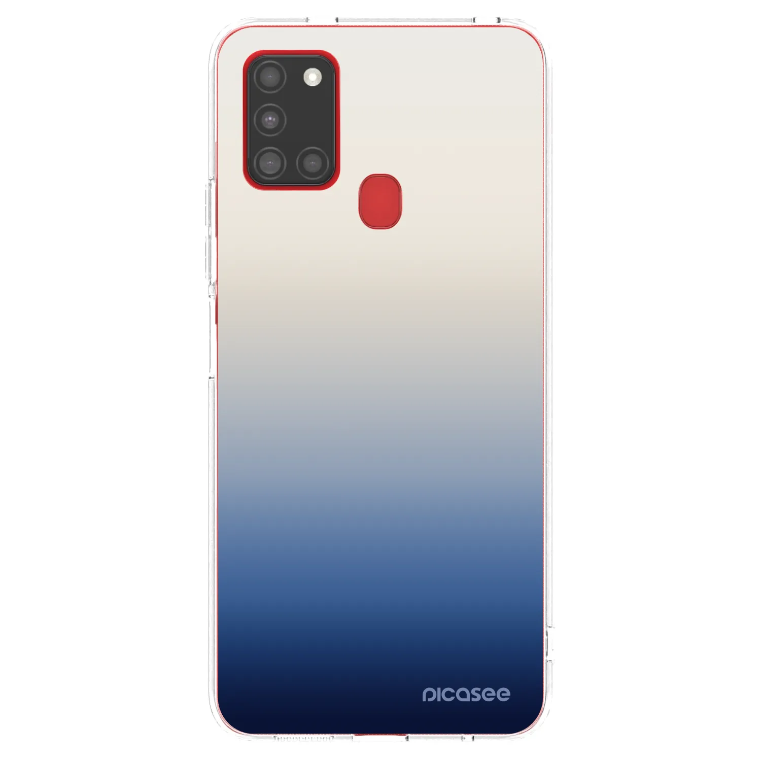 Picasee silikonový průhledný obal pro Samsung Galaxy A21s - Gravity Fade