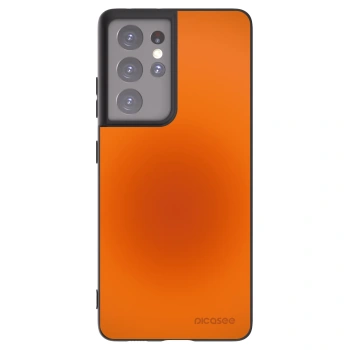 Picasee silikonový černý obal pro Samsung Galaxy S21 Ultra 5G G998B - Heat Core