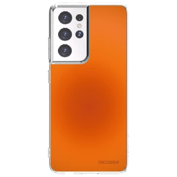 Picasee silikonový průhledný obal pro Samsung Galaxy S21 Ultra 5G G998B - Heat Core