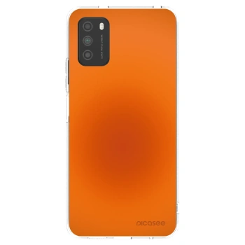 Picasee silikonový průhledný obal pro Xiaomi Poco M3 - Heat Core