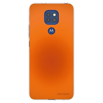 Picasee silikonový průhledný obal pro Motorola Moto G9 Play - Heat Core
