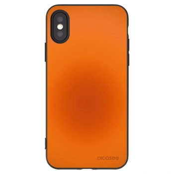 Picasee silikonový černý obal pro Apple iPhone X/XS - Heat Core