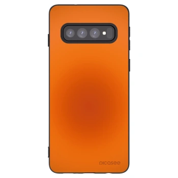 Picasee silikonový černý obal pro Samsung Galaxy S10 G973 - Heat Core