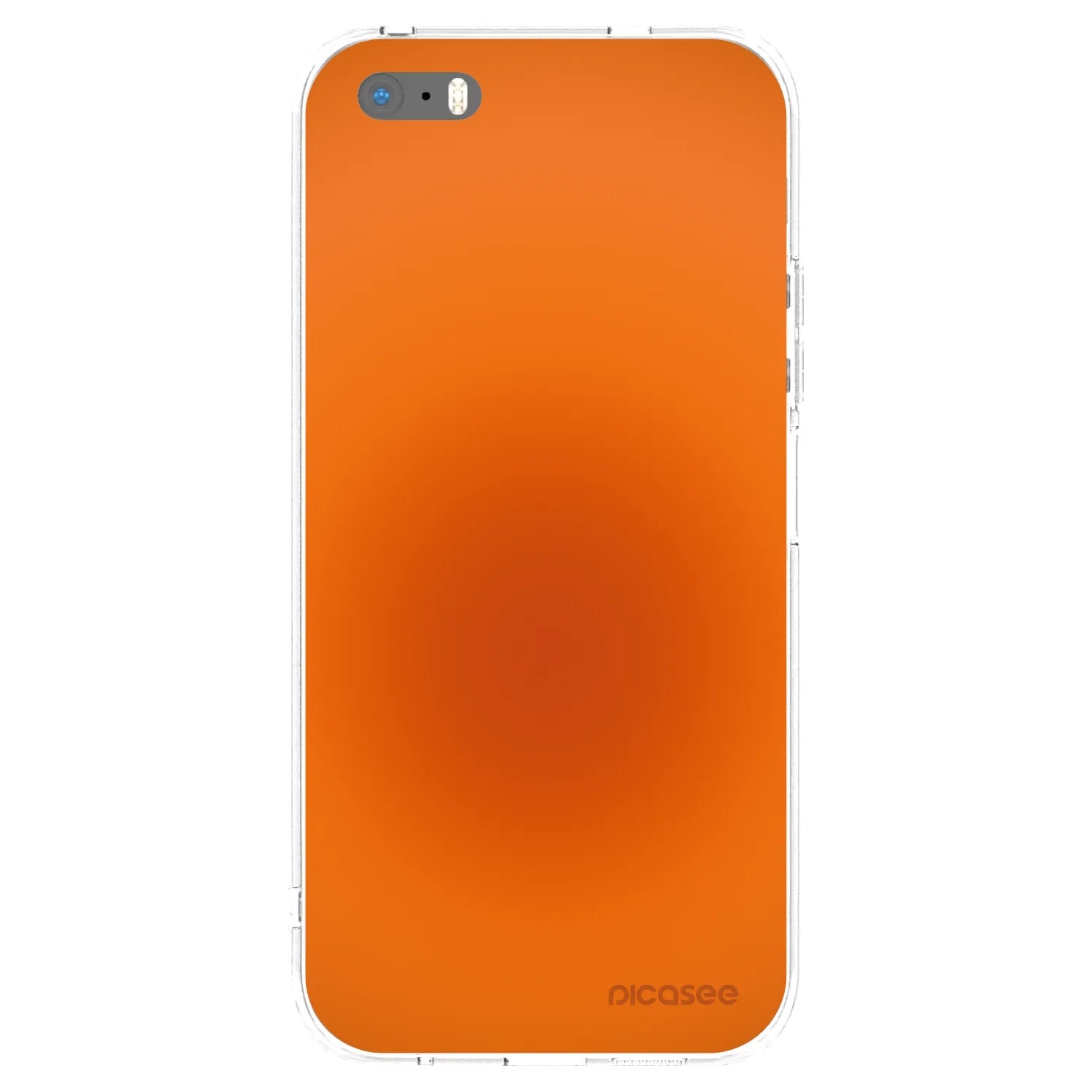 Picasee silikonový průhledný obal pro Apple iPhone 5/5S/SE - Heat Core