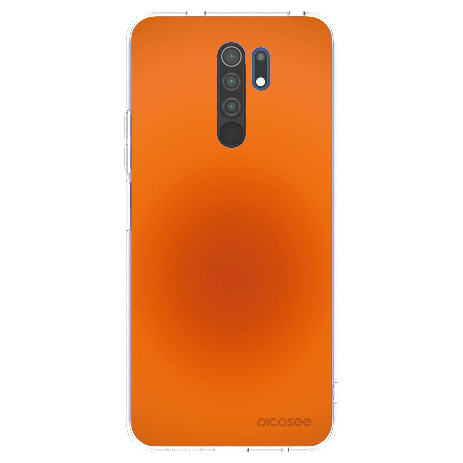 Picasee silikonový průhledný obal pro Xiaomi Redmi 9 - Heat Core