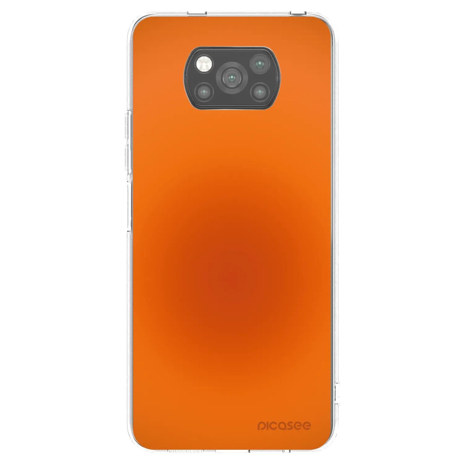 Picasee silikonový černý obal pro Xiaomi Poco X3 - Heat Core