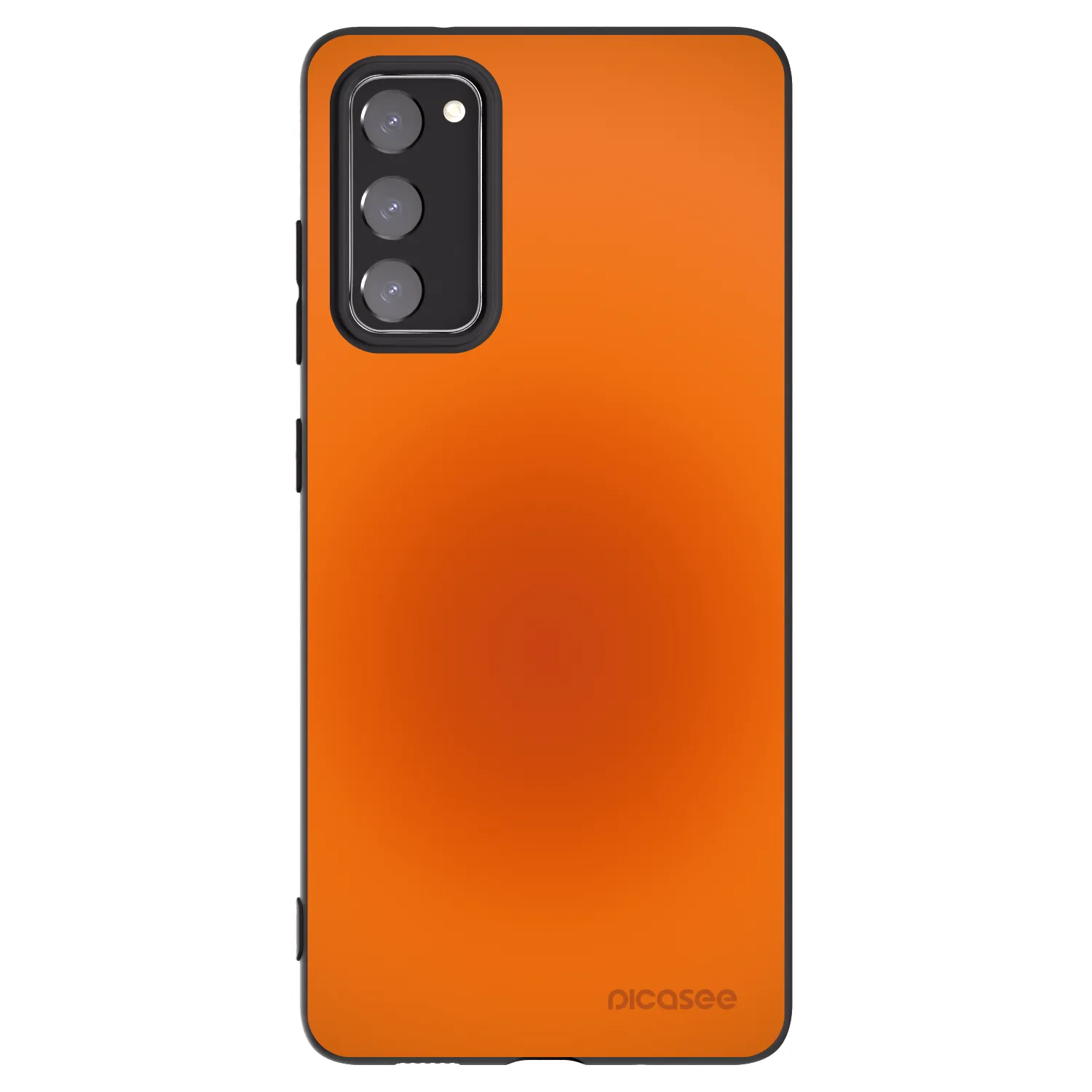 Picasee silikonový černý obal pro Samsung Galaxy S20 FE - Heat Core