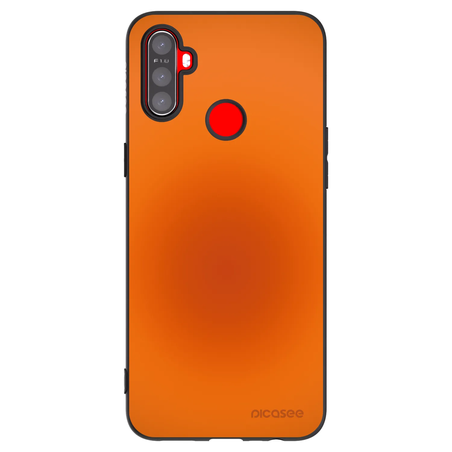 Picasee silikonový černý obal pro Realme C3 - Heat Core