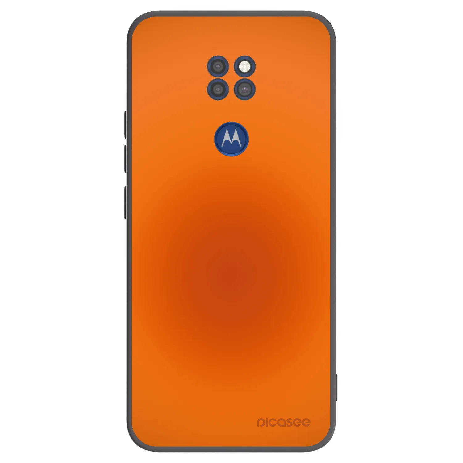 Picasee silikonový černý obal pro Motorola Moto G9 Play - Heat Core
