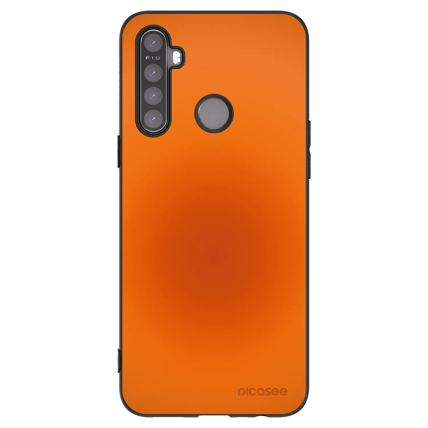 Picasee silikonový černý obal pro Realme 5 - Heat Core