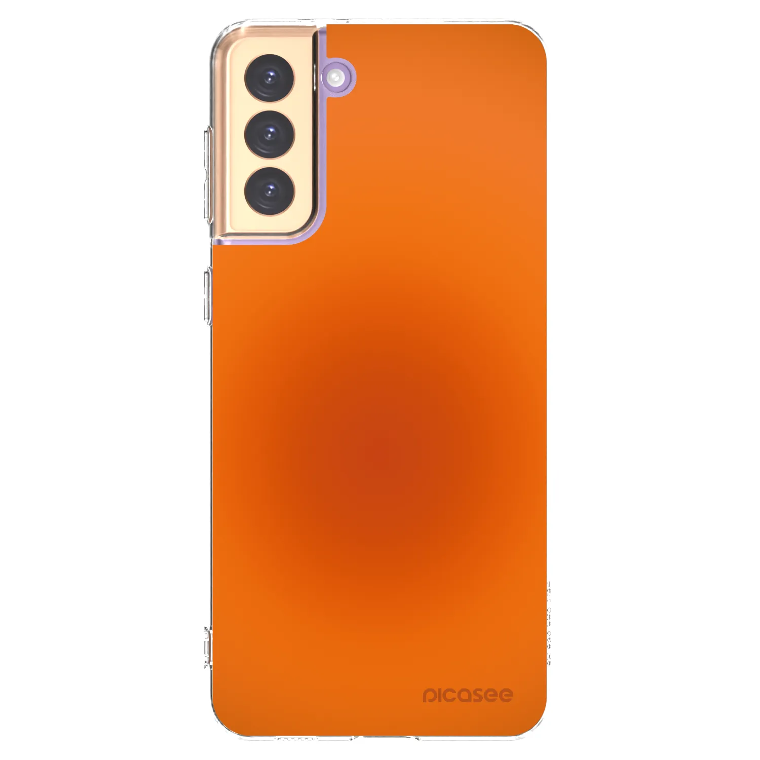 Picasee silikonový průhledný obal pro Samsung Galaxy S21+ 5G G996F - Heat Core