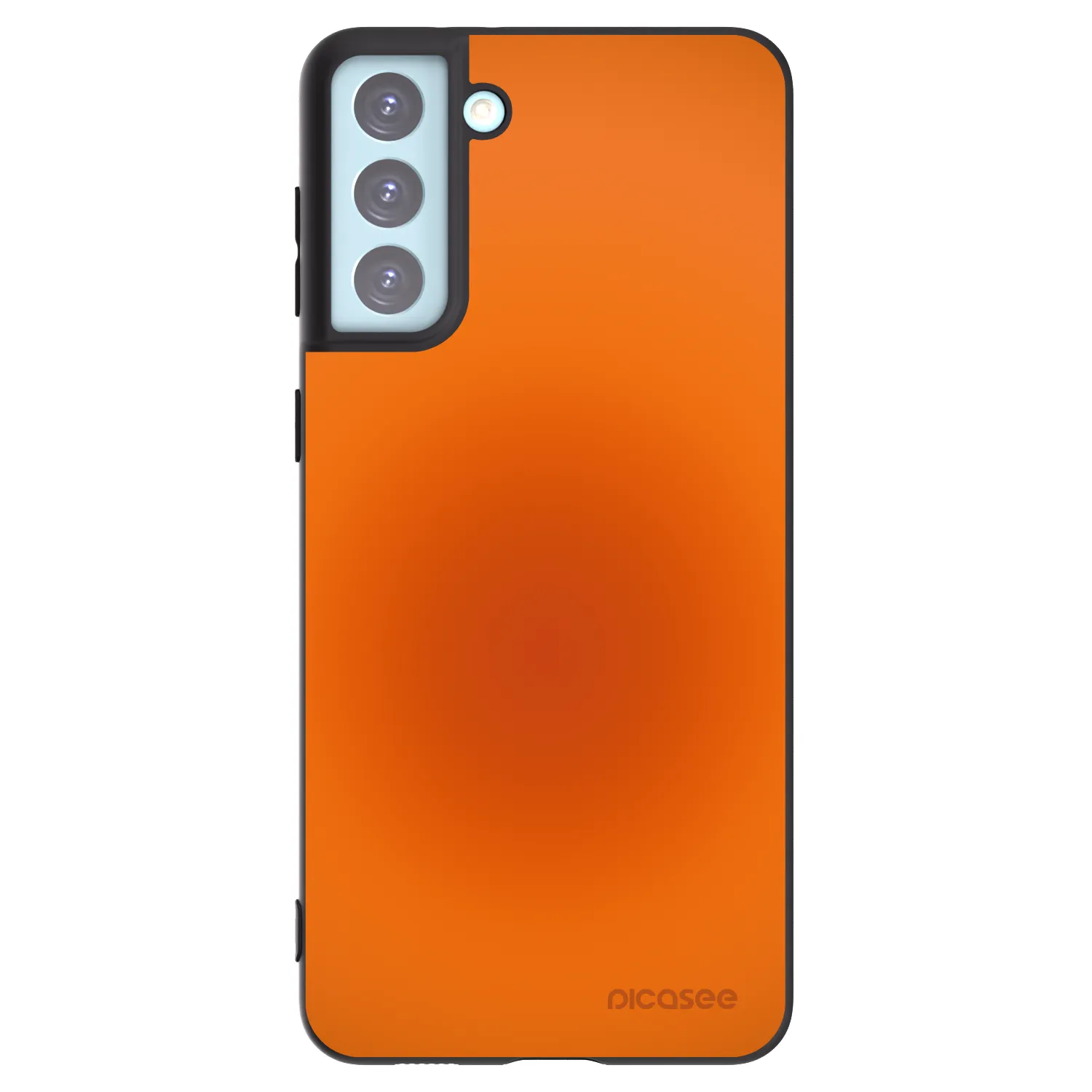 Picasee silikonový černý obal pro Samsung Galaxy S21+ 5G G996F - Heat Core