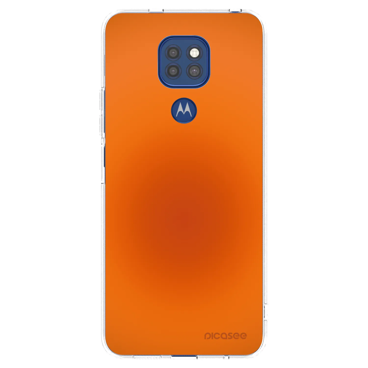 Picasee silikonový průhledný obal pro Motorola Moto G9 Play - Heat Core