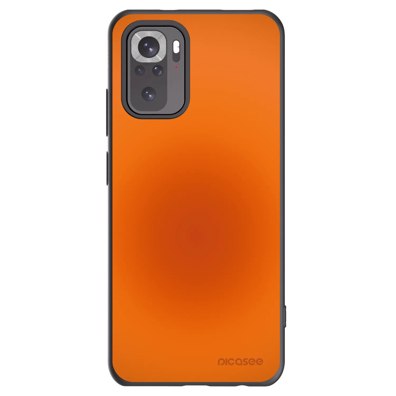 Picasee silikonový černý obal pro Xiaomi Redmi Note 10 - Heat Core