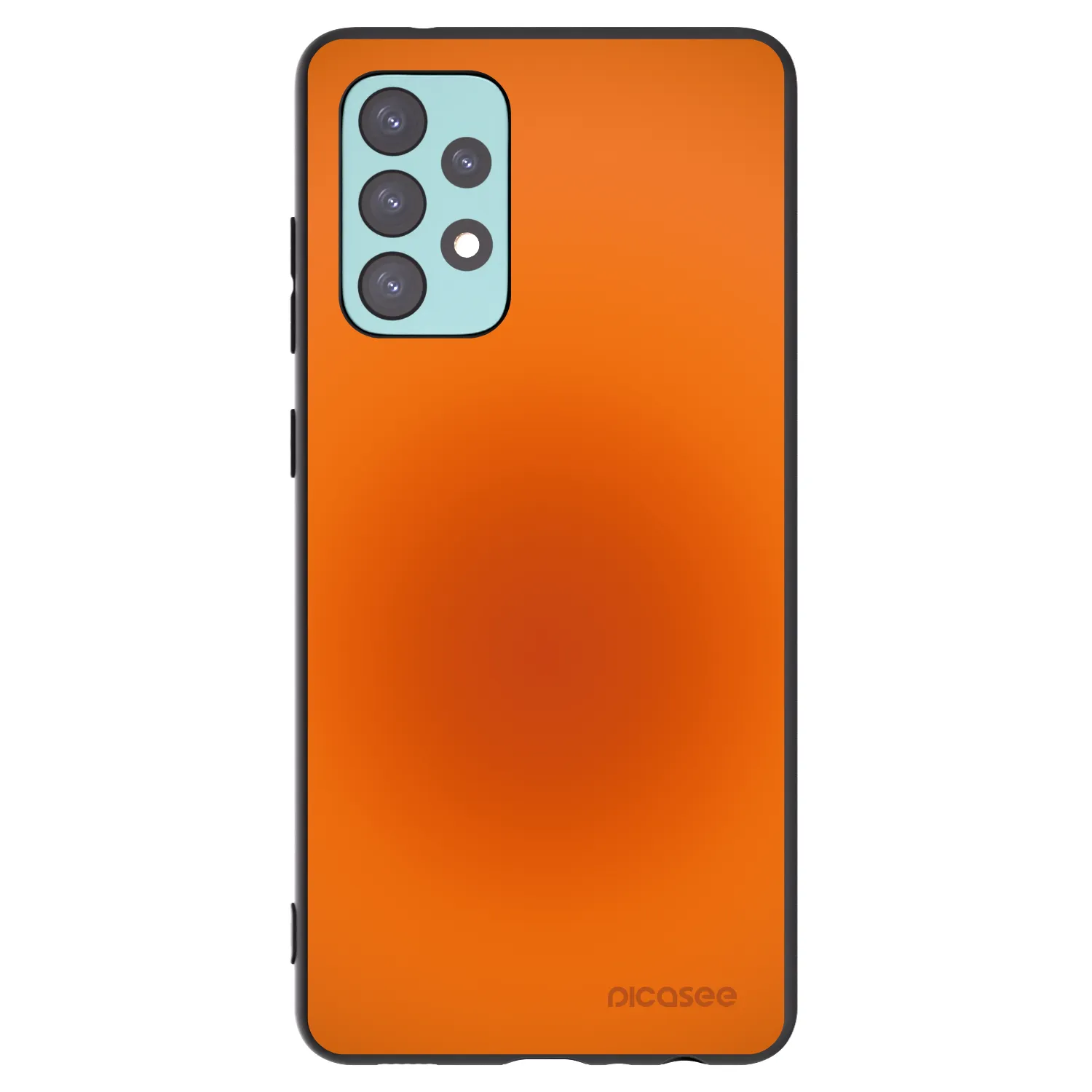 Picasee silikonový černý obal pro Samsung Galaxy A72 A725F - Heat Core