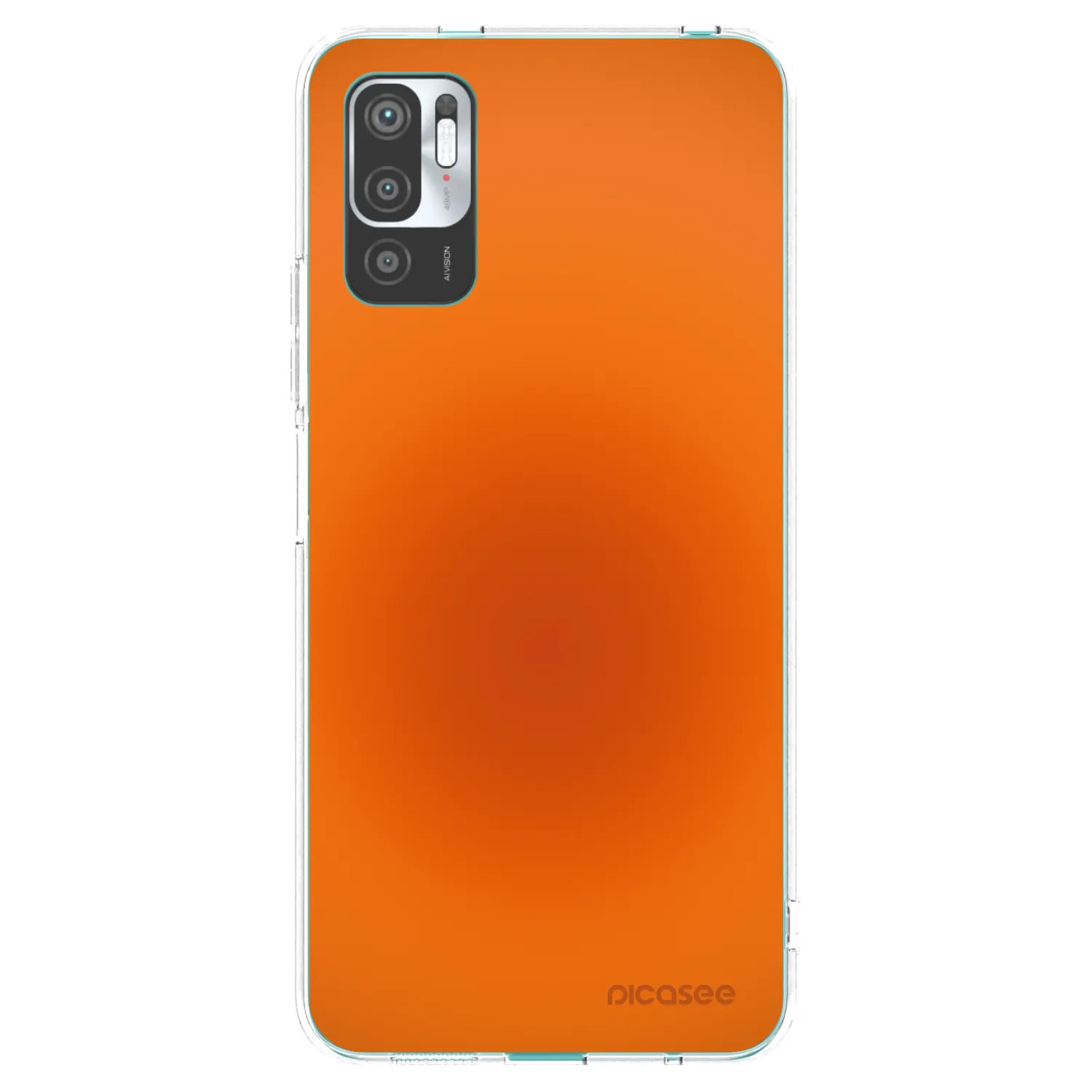 Picasee silikonový průhledný obal pro Xiaomi Redmi Note 10 5G - Heat Core