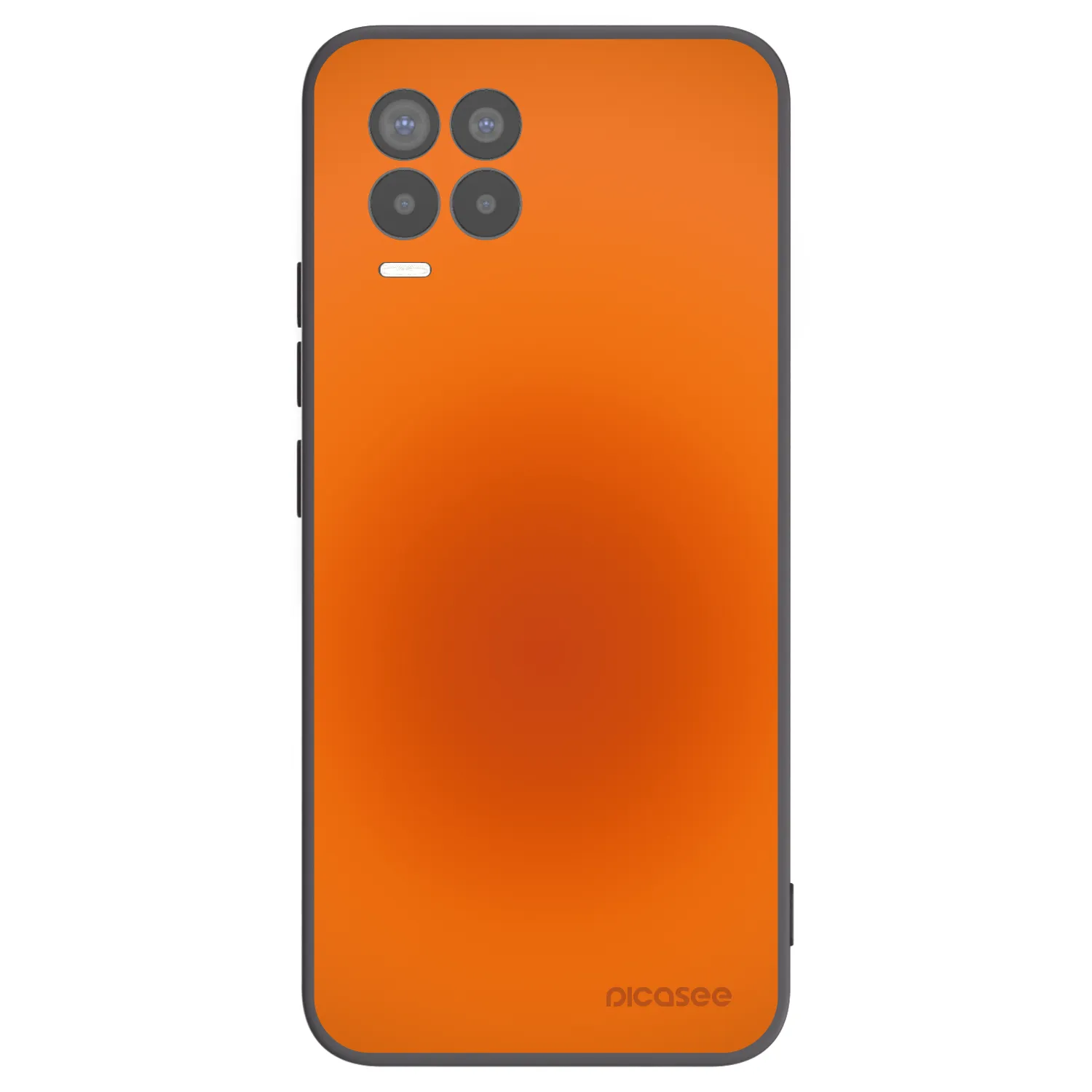 Picasee silikonový černý obal pro Realme 8 Pro - Heat Core